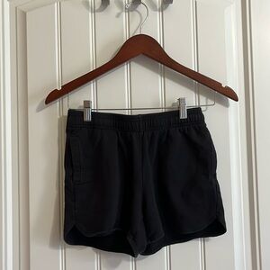 BUNDLE OF 2 Girls All In Motion Heather Gray Athletic + Black Knit Shorts
